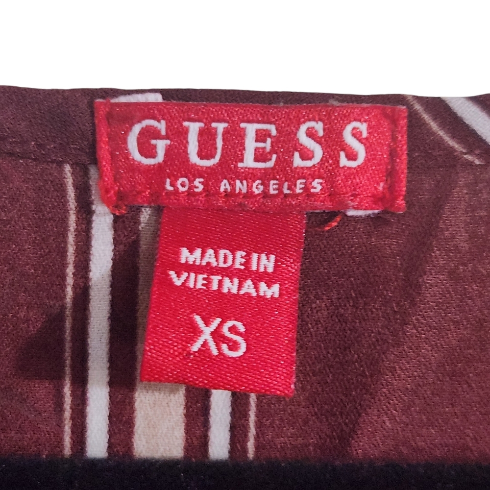 Guess Women's Front Tie Blouse - Picture 3 of 3